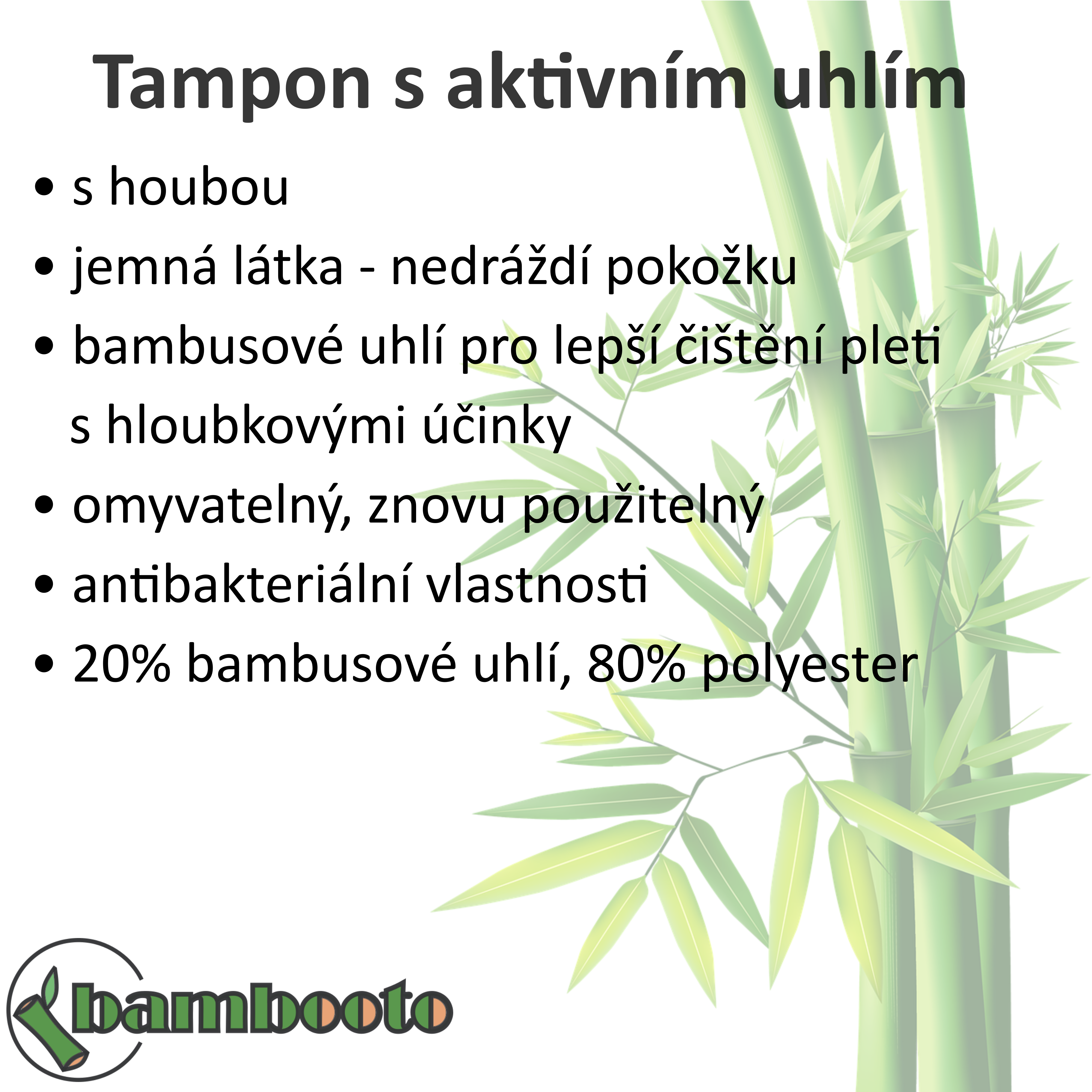 informace o produktu tampon s houbou
